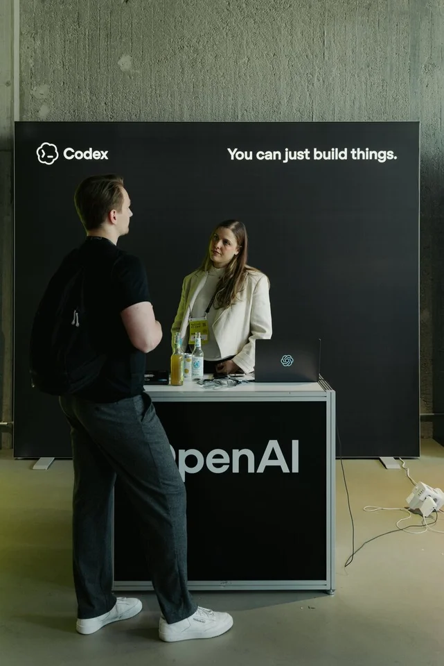 The OpenAI Codex booth at Applied AI Conf 2026