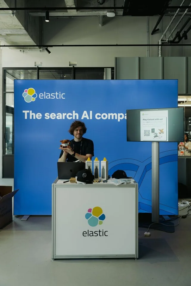 The Elastic booth at Applied AI Conf 2026